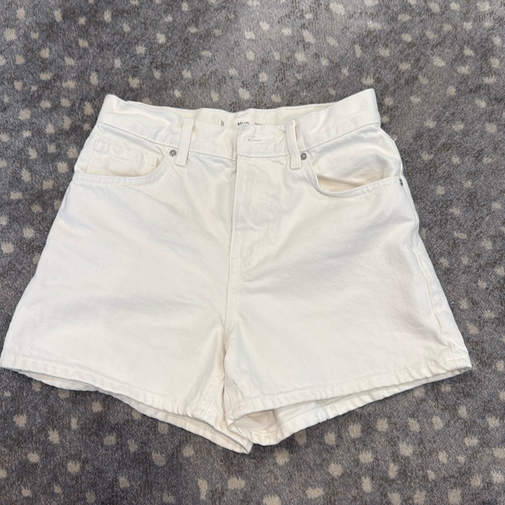 Mango high waist shorts